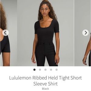 Lululemon Ribbed Held Tight Short Sleeve Shirt